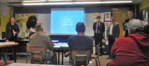 Neumann Monson, one of five architect firms that presented to the school board Monday