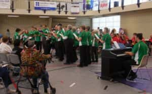 Greene County Singers during this year's Relay for Life