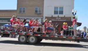 Town and Country Band at this year's Bell Tower Festival parade