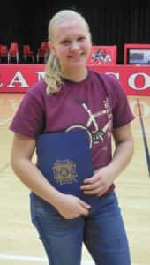 Avery Walker-winner of the local VFW essay contest