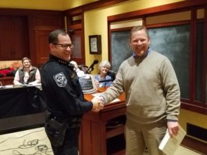 Chief Eric Vaughn Awarded the 2017 Perry Rotary Club Civil Servant of the Year