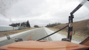 Highway 44 DOT Plow. Photo courtesy of Iowa DOT