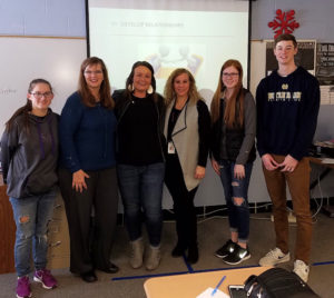 (L-R): Theda Zills, Teresa Green, Erin Westergaard, Julie Carlson, Lauryn Kohl, and Garrett Swain. Photo courtesy of GC Schools