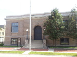 Perry Carnegie Library Entrance