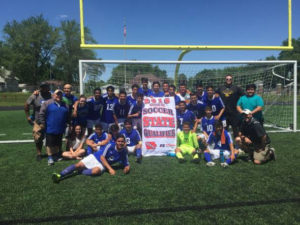 The Perry Boys Soccer Team 2018 State Qualifiers; photo courtesy of Tom Lipovac