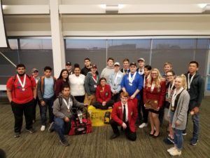 The Perry SkillsUSA Team; photo courtesy of Perry High School