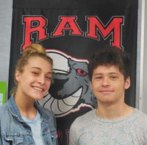 Jackie Hawthrone (left) and Kama Lenchanko (right) qualified for the National SkillsUSA contest next month