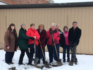 Groundbreaking in April. Photo courtesy of Grow Greene County