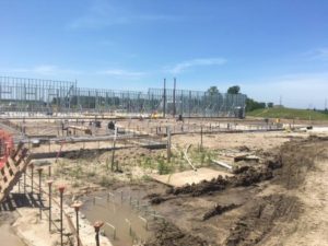 Construction progress of Dallas County Law Enforcement Center; photo courtesy of Dallas County