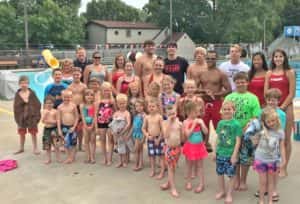 Farmers Mutual Insurance sponsored 50 free swimming lessons the week of June 25th