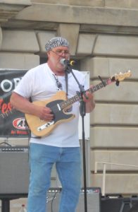 David Williamson performing at Bell Tower Festival