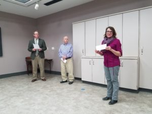 PACES Director Mary Hillman accepts Bock Foundation Grant