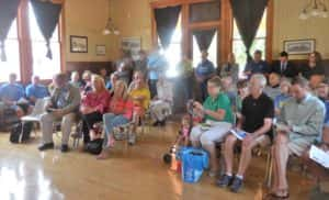 Crowd of Milwaukee Depot in Jefferson