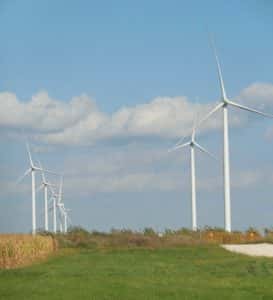 New wind turbines north of Louis Dreyfus