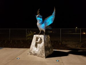 Perry Blue Jay Sculpture