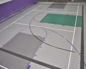 New gym floor
