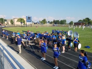 The Perry High School "Blue Brigade"