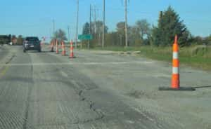 North Highway 4 approaching Highway 30 intersection