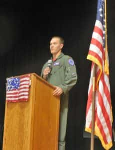 2017's Guest Speaker Air Force National Guard Major Ryan Stott