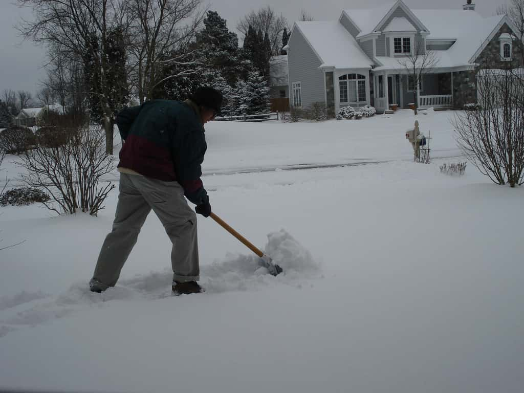 snow-shoveling