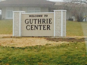 Guthrie Center Sign