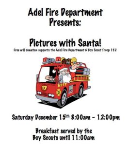 Adel Fire Department Holiday Event 2018