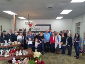 Harper Roses Floral Ribbon Cutting 1