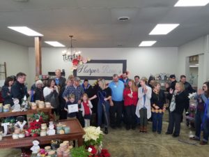 Harper Roses Floral Ribbon Cutting 3