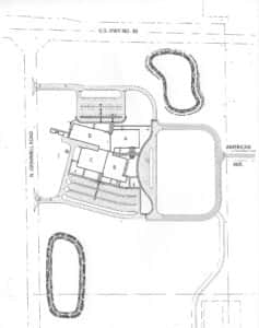 Parking and site plans. Image courtesy of GC Schools