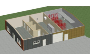 Conceptual of interior of building. Image courtesy of ARC Board