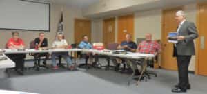 Wild Rose COO Tom Timmons presenting to City Council in August of 2018