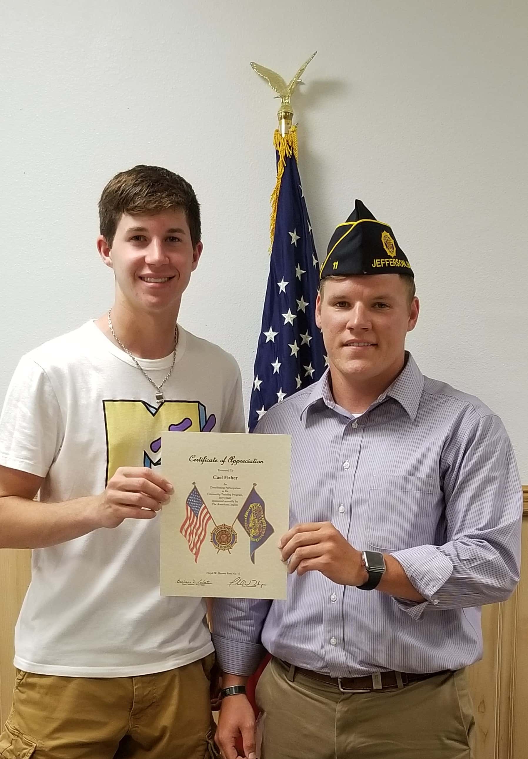 2019-boys-state-cael-fisher-and-cdr-phil-thompson