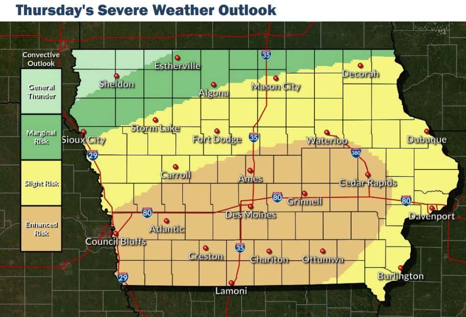 Severe Weather Likely Today, Final Flood Outlook Released Raccoon