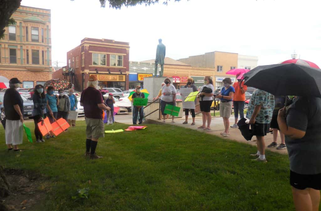 Peaceful Protest Held in Jefferson | Raccoon Valley Radio - The One to