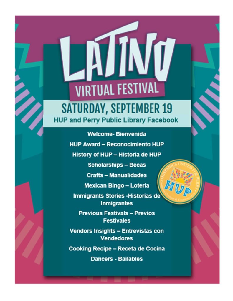 Virtual Latino Festival Today Raccoon Valley Radio The One to Count On