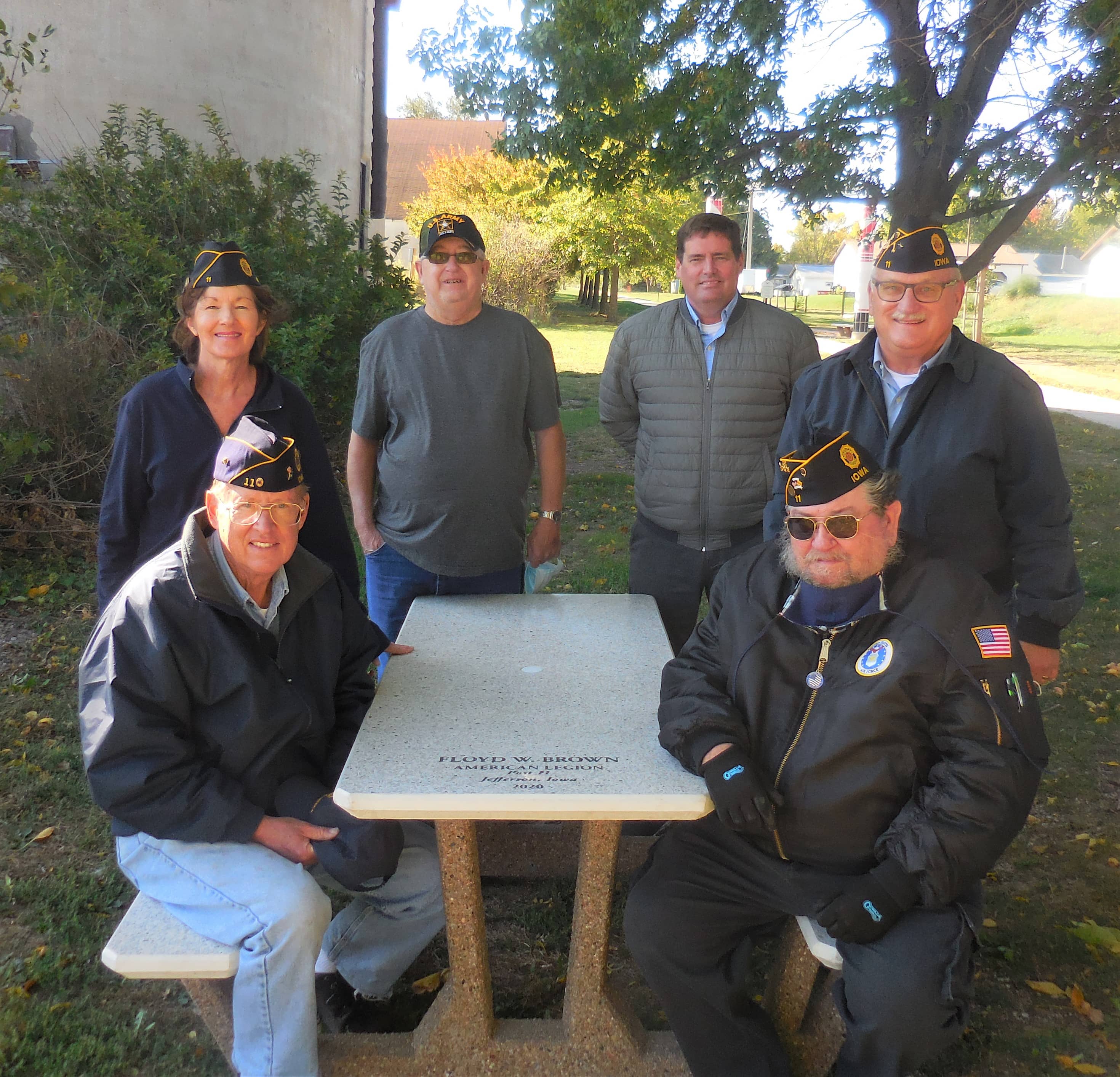 American Legion Adds Picnic Table to Freedom Rock Park | Raccoon Valley ...