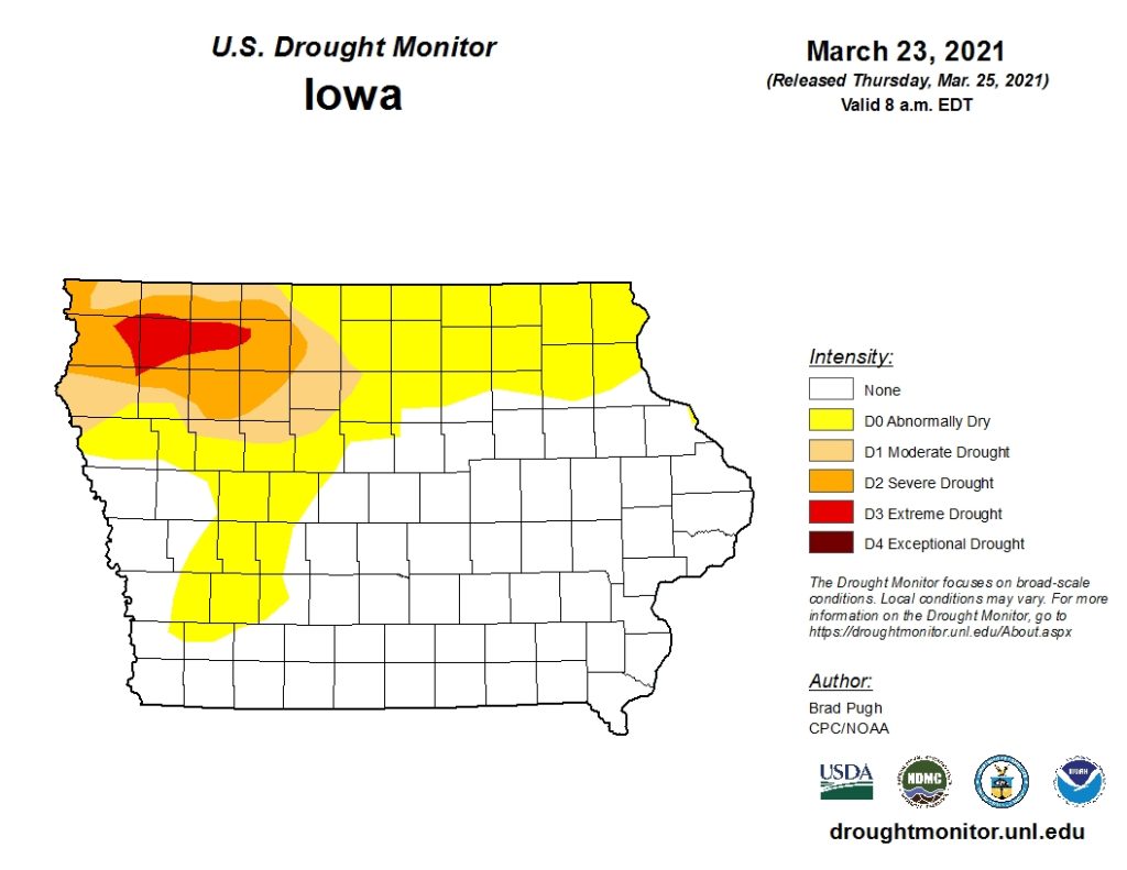 Over an Inch of Rainfall Does Little to Impact Drought Conditions in