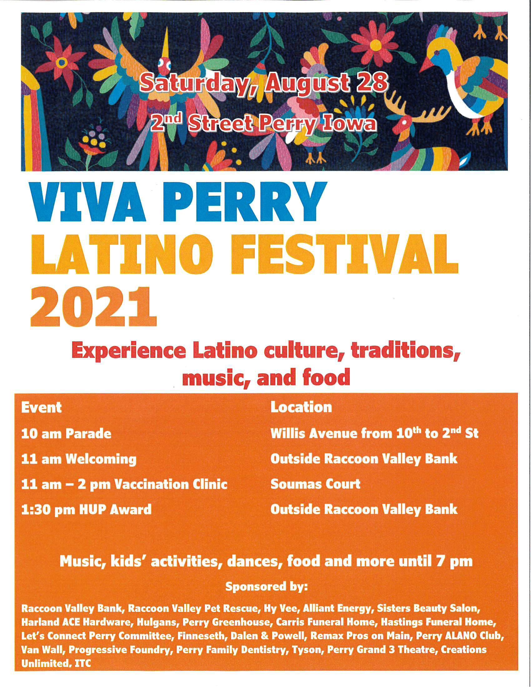Latino Festival Returns To Perry Raccoon Valley Radio The One to