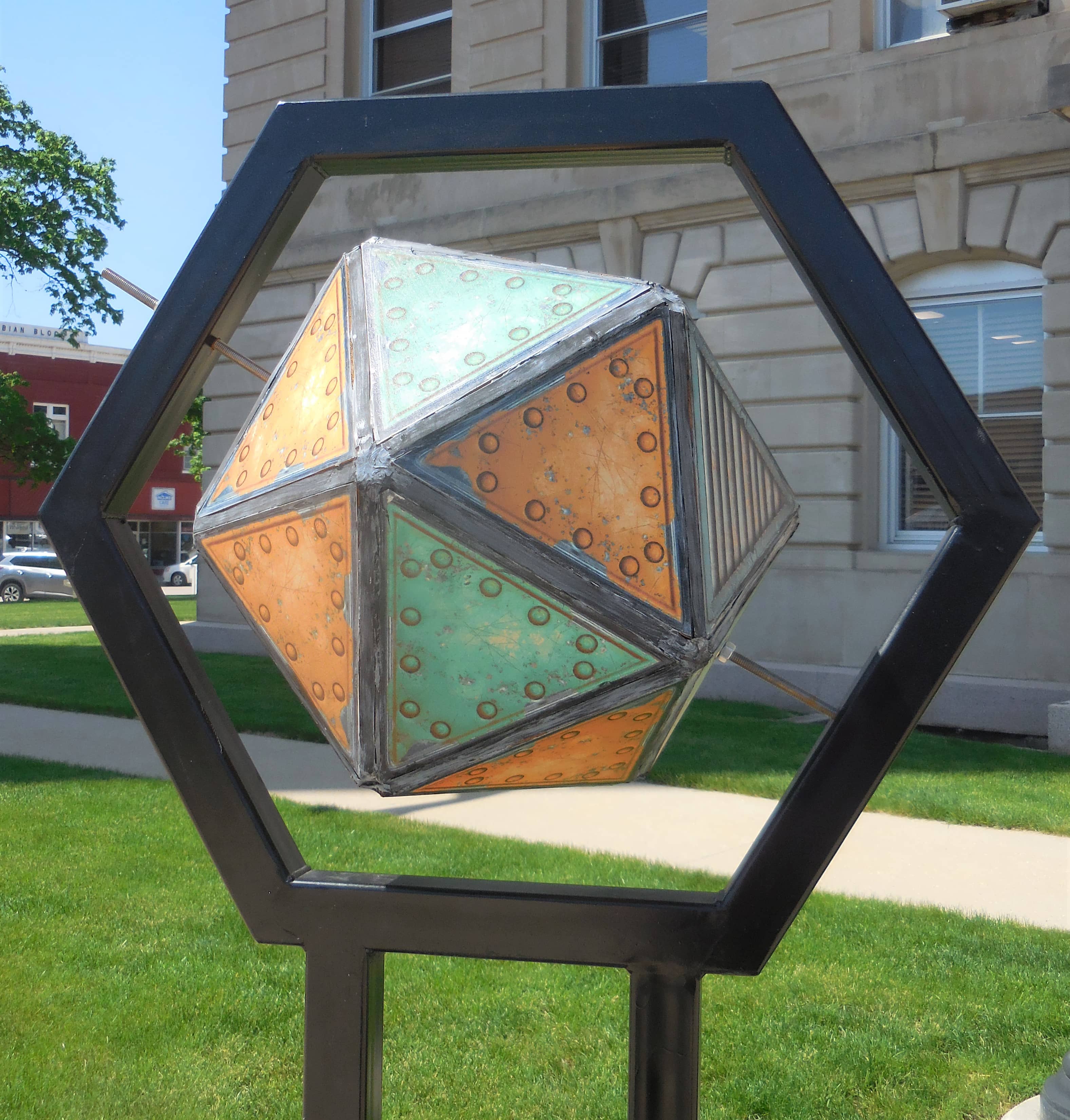 2022_ring-out-for-art_icosahedron_kirk-seese_lutherville_maryland