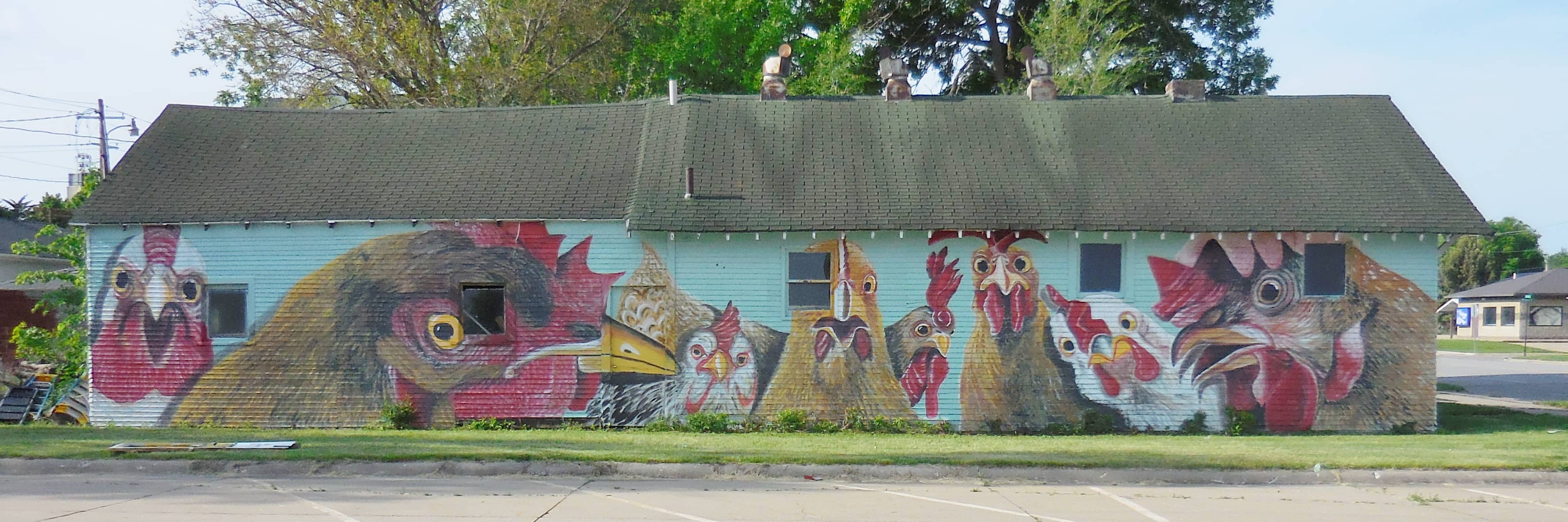 chicken-mural