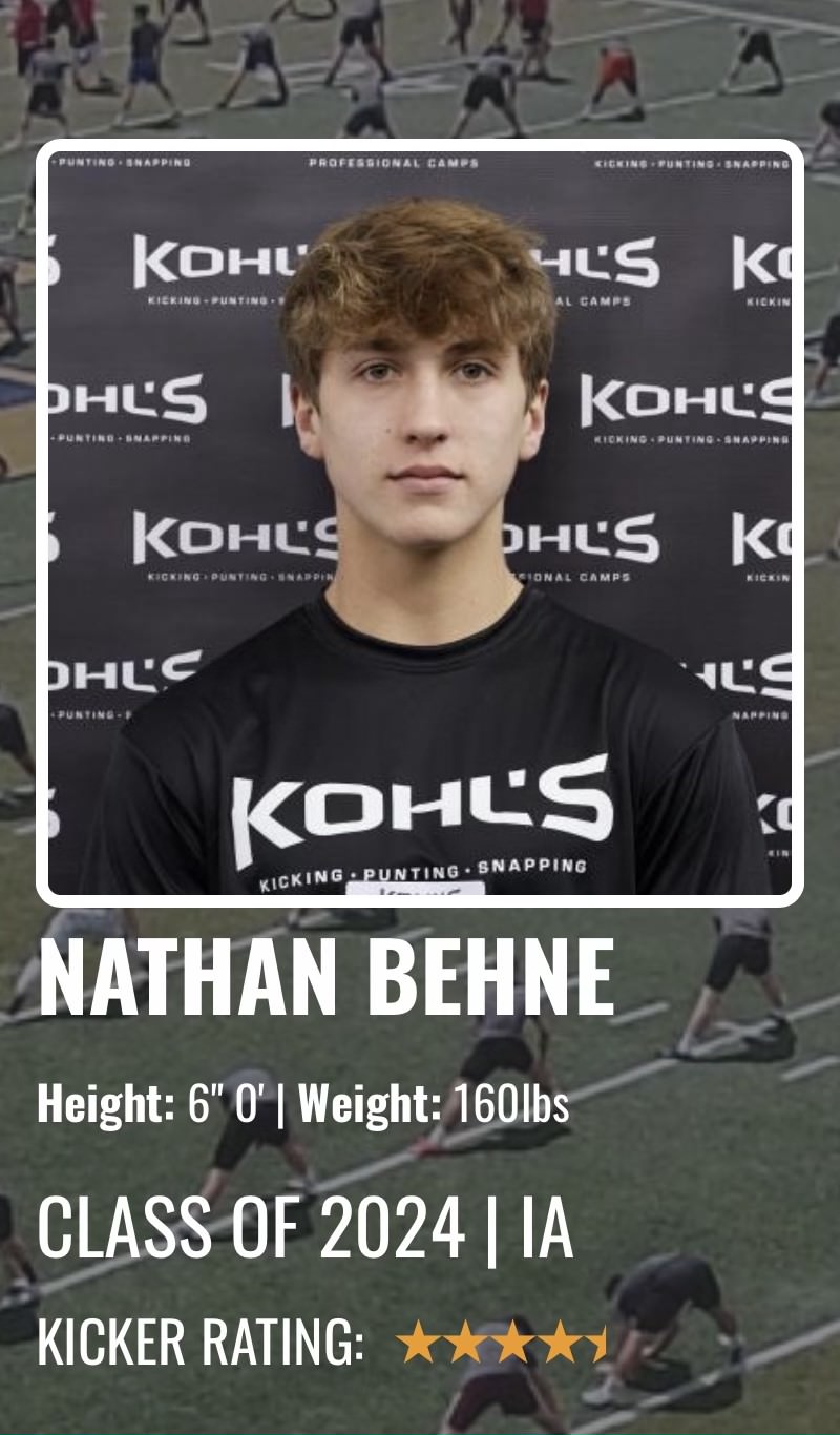 Nathan Behne  Kohl's Professional Camps