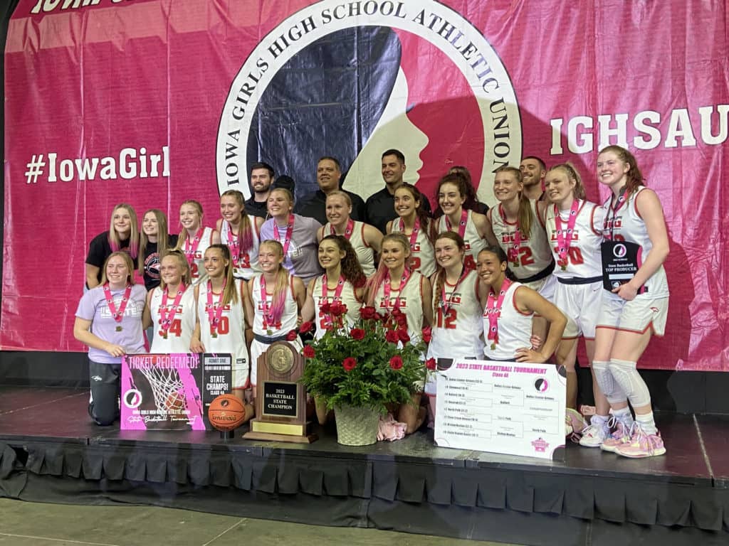 Dallas Center-Grimes Girls Basketball Are State Champions | Raccoon
