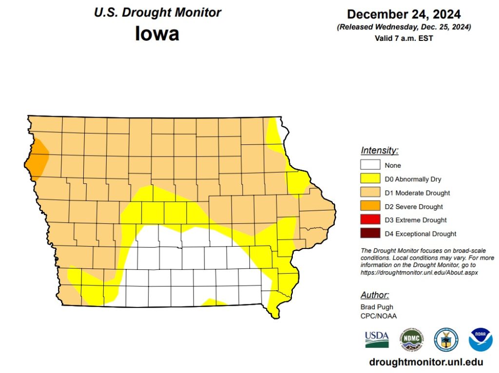 Dallas, Greene, and Guthrie Counties in Abnormally Dry Conditions in ...