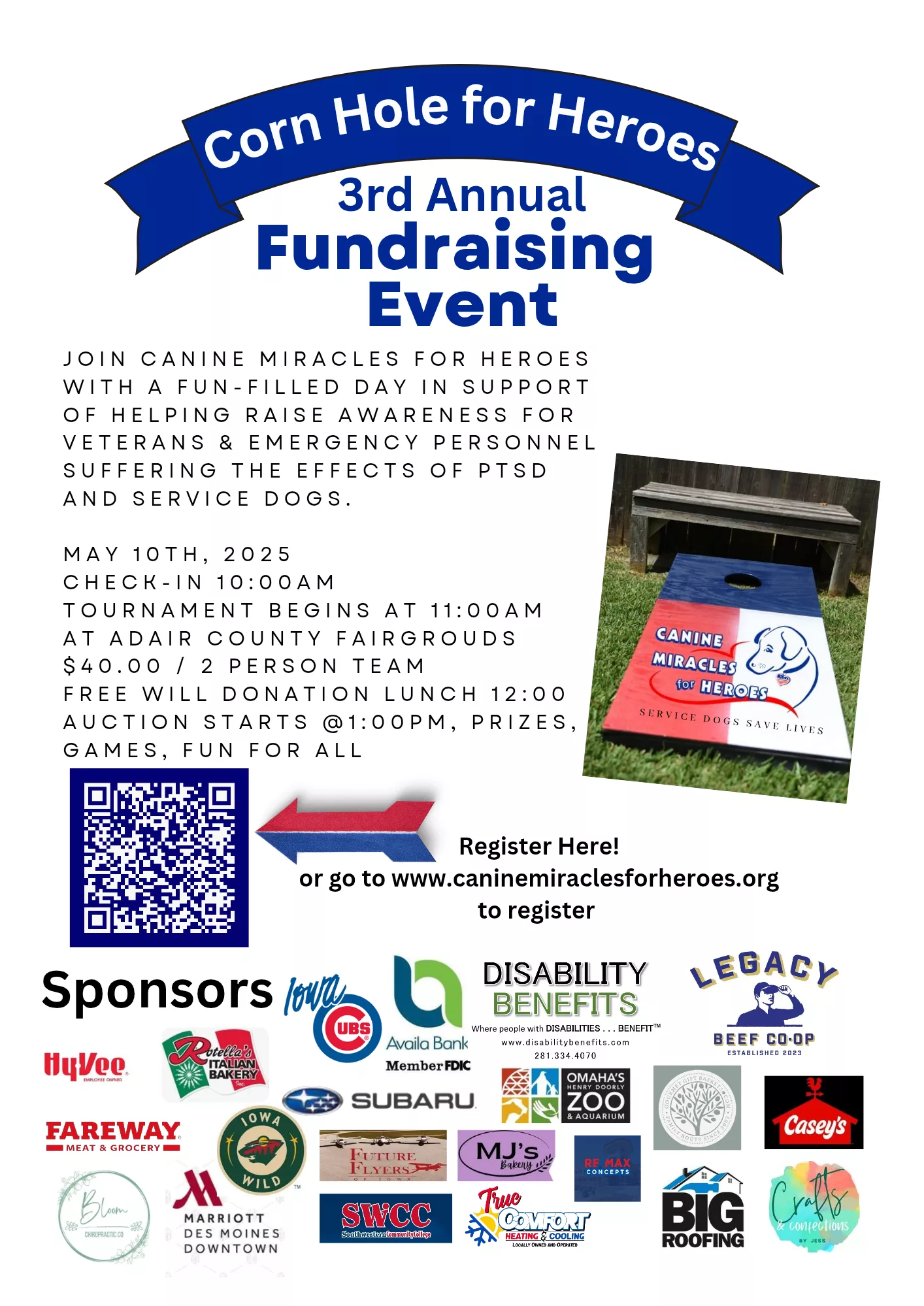 Corn Hole for Heroes