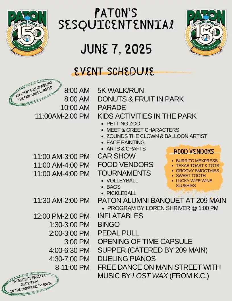 Paton Sesquicentennial