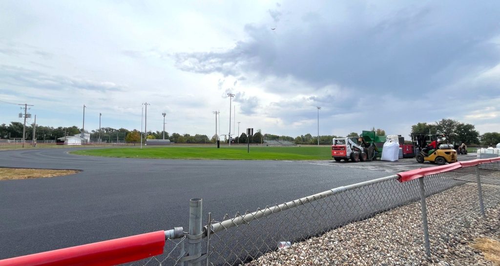 New Track Surface Project Almost Complete at Linduska Field in ...