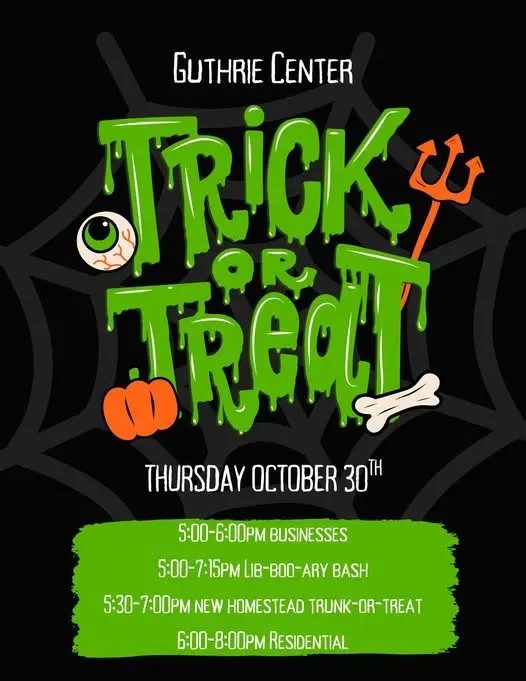 Guthrie Center Trick or Treat