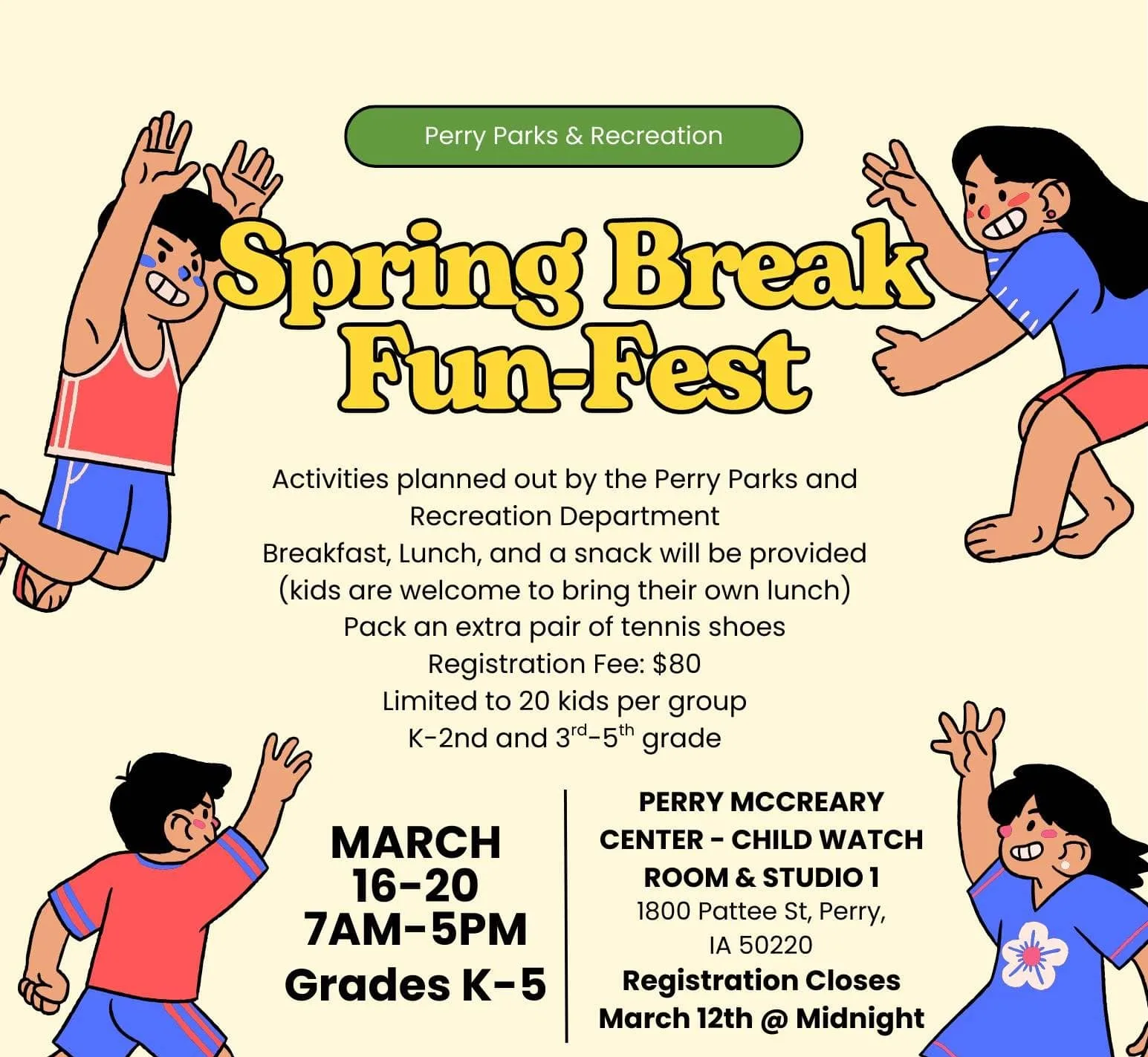 perry-parks-and-rec-spring-break-fun-fest