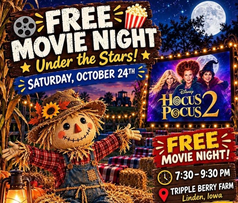 Free Movie Night Under The Stars | Raccoon Valley Radio - The One to ...