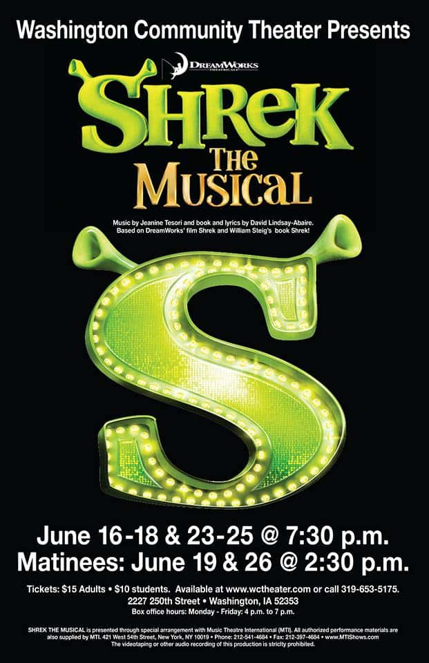 Shrek the Musical Coming to Washington | KCII Radio - The One to Count On